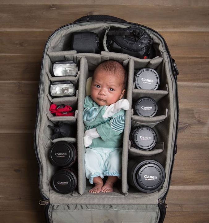 photographer baby in bag (6)