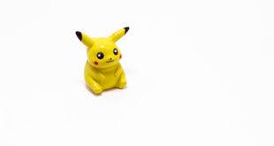 Pikachu Pokémon inside lightbox with a $5 setup