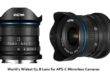 World’s Widest f/2.8 Lens for APS-C Mirrorless Cameras