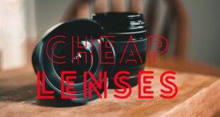 cheapest camera lenses