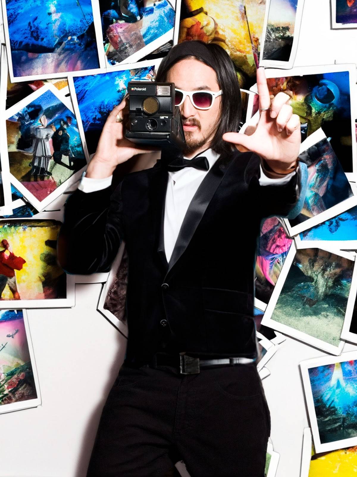 This image of Steve Aoki was taken with the A7IV